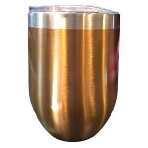 NEW IN BOX Chic & Tonic Gold Stainless Steel Wine Tumbler 12 oz